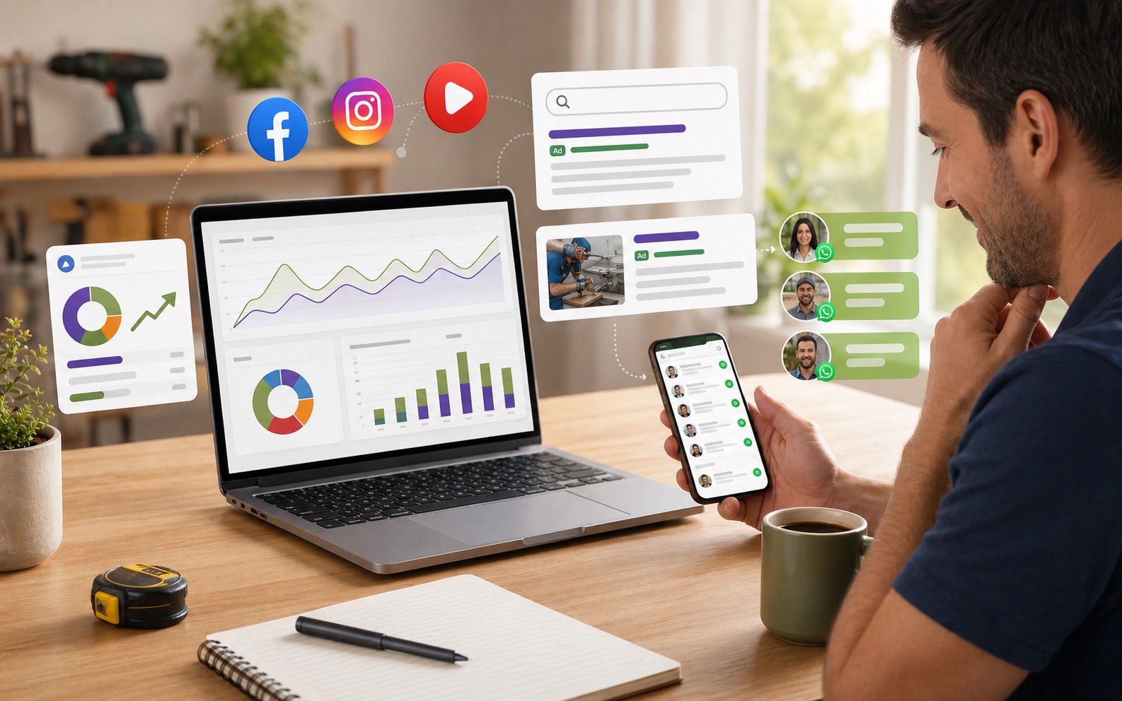 Marketing local para negocios de servicios que buscan clientes en su zona