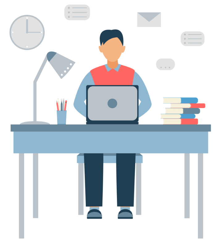 Ilustración de primeros clientes para un negocio que empieza online